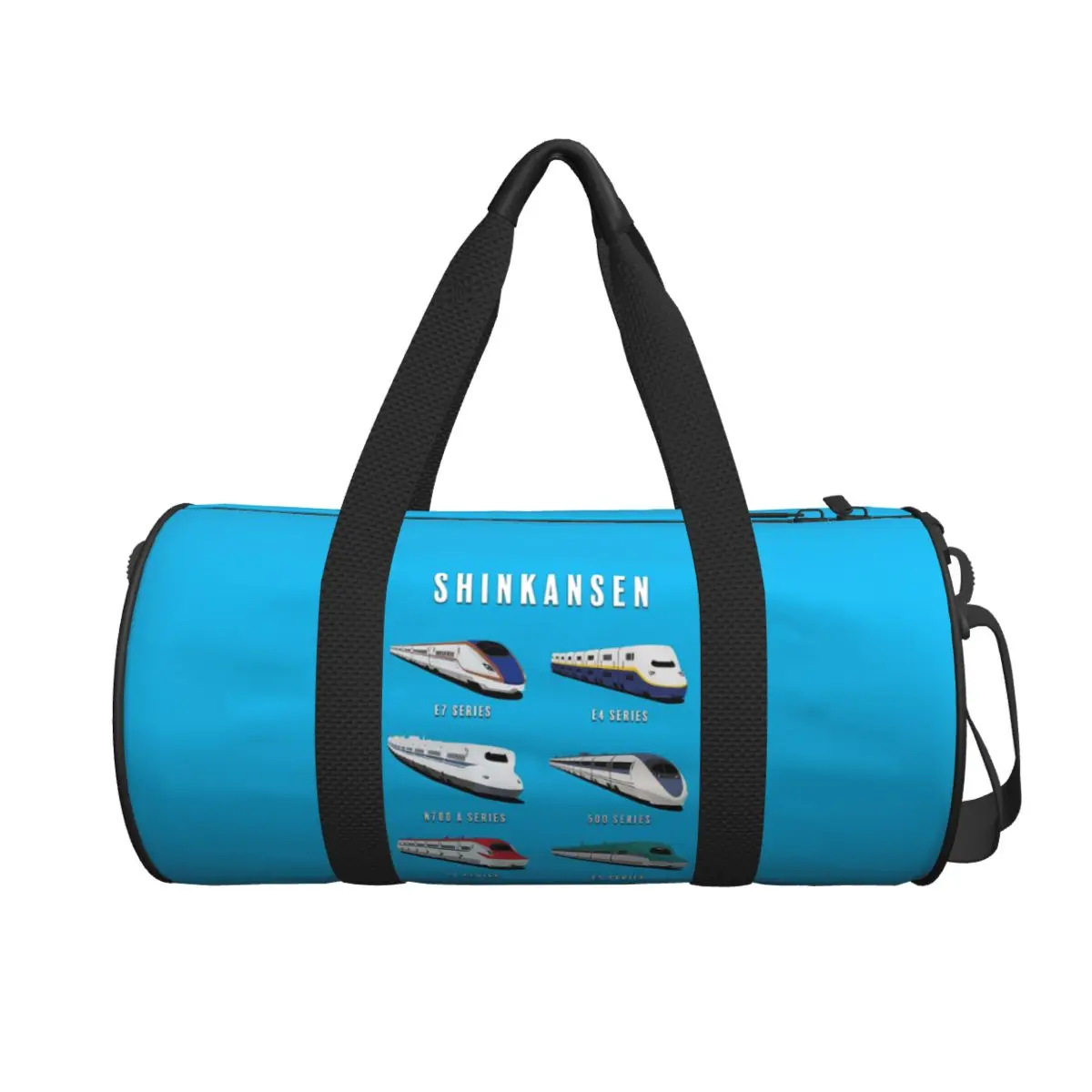 

Японские поезда Shinkansen Bullet, большая спортивная сумка, многофункциональная дорожная сумка Duffle, сумки для фитнеса