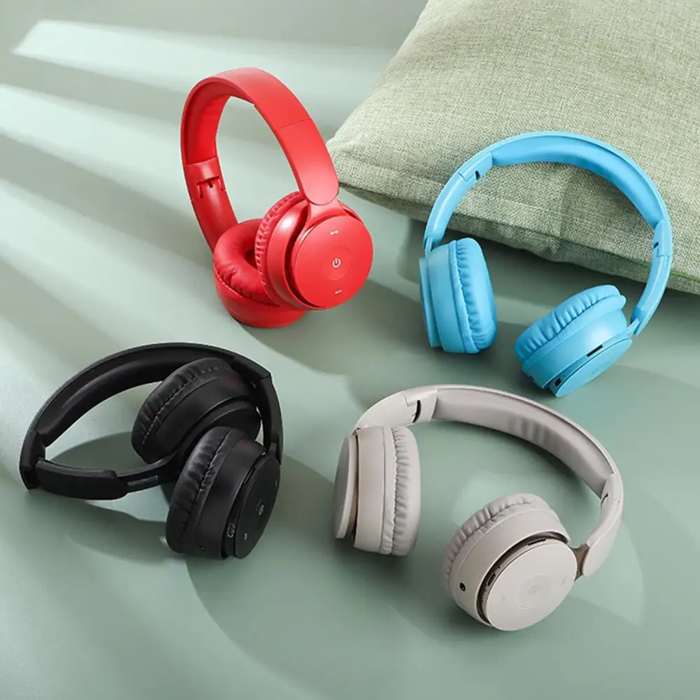 Widely Compatible Wireless Headset Button Control Game Playing Universal Foldable Adjustable Size Wireless Headphone