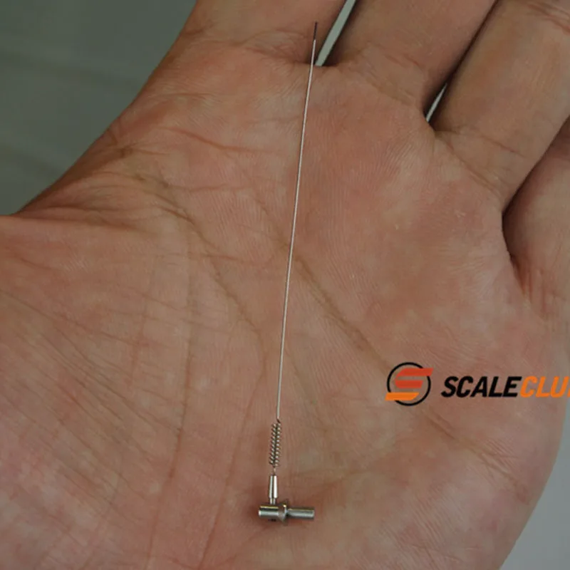 Scaleclub 1/14 RC Truck Metal Antenna, Fit Tamiya LESU Tractor Truck, 770S FH16 Trailer Tipper Upgrade Parts