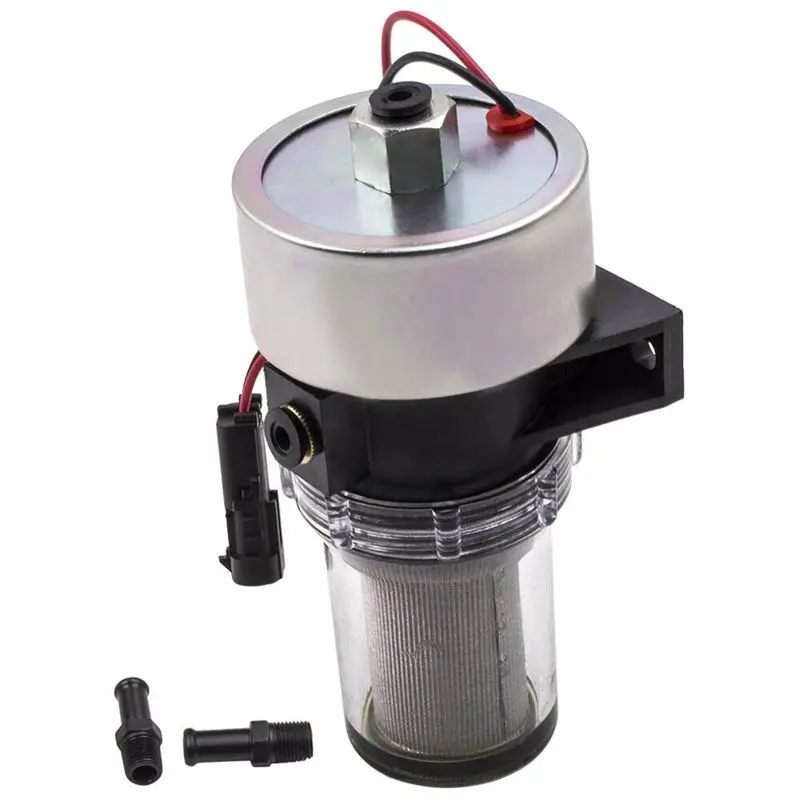 #02R (Silver)41-7059 12V Crude Oil Fuel Pump for Thermo King Cold Unit Carrier,Automotive Parts & Accessories