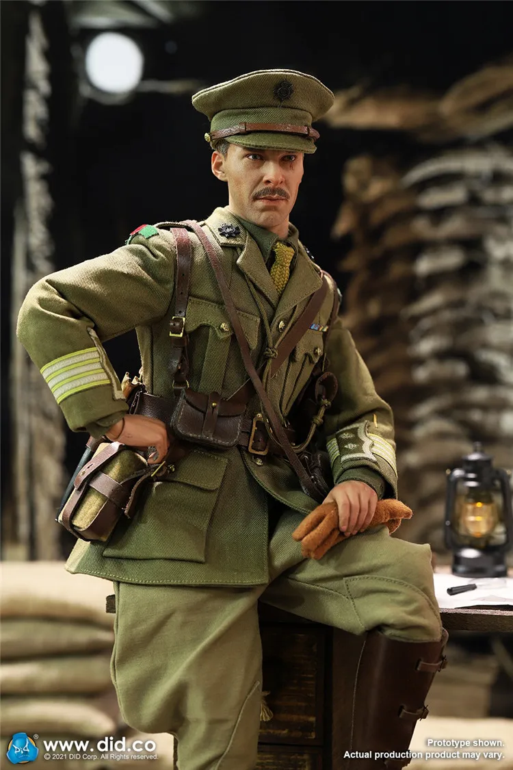 DID B11012 1/6 Scale Collectible Figure WWI British Colonel Combat Suit Version Full Set 12Inch Action Figure Model Toys