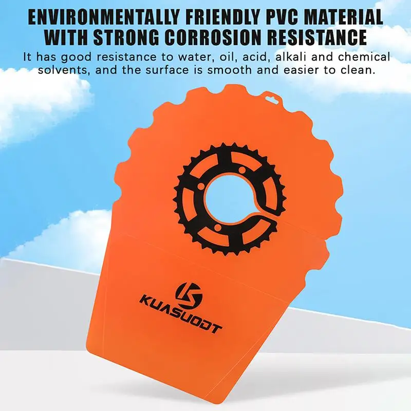 PVC-Fahrrad-Scheibenbremsschutz gegen Verschmutzung, langlebige staubdichte Abdeckung für die tägliche Fahrradreinigung und -wartung – Detail 19