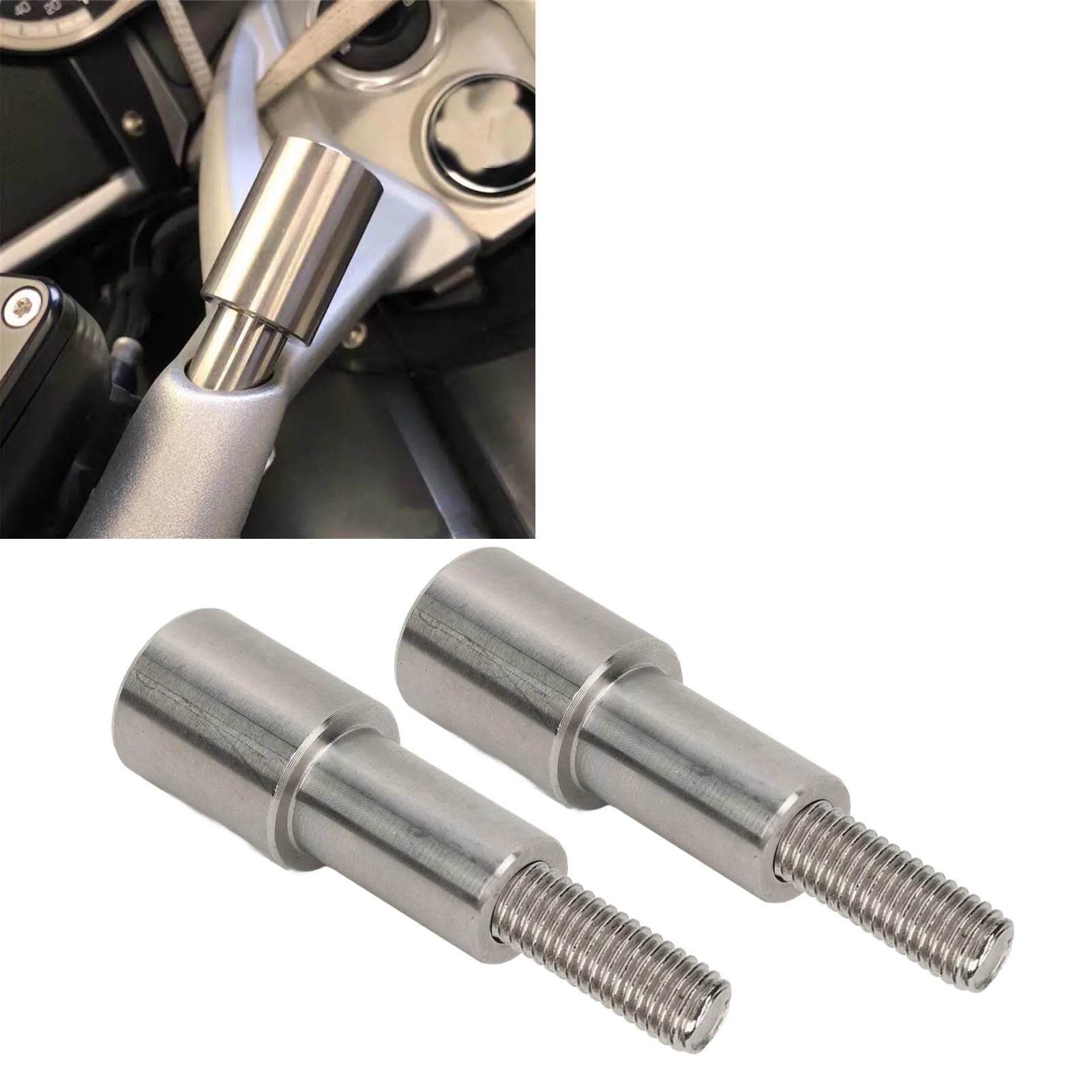 

1Pair Mobile Phone Bracket Extension Rod Safe Stable Rugged Phone Navigation Bracket Extension Rod for R 1200 RT