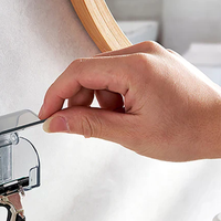 Waterproof And Dustproof Adhesive Razor Holder Wall Mounted Bathroom For Shower Hook Rack Gillette Shaver Shaving Holder