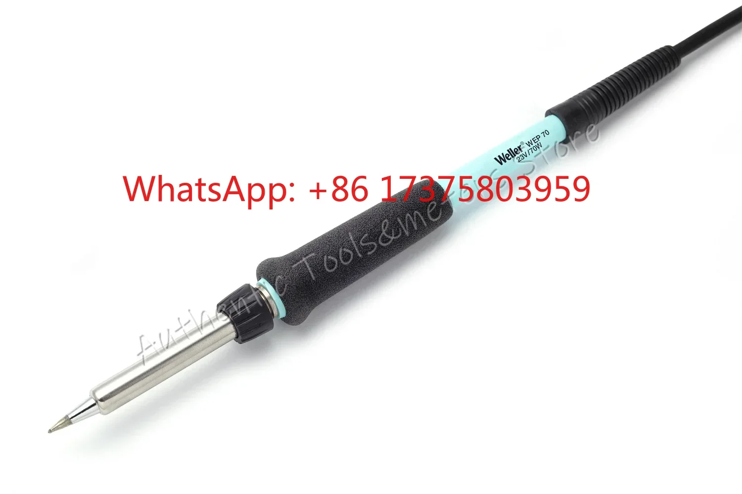 Original WELLER WEP 70 Soldering iron, 70 W with toolless tip change, ergonomic handle and heat-resistant silicon cable  WEP70