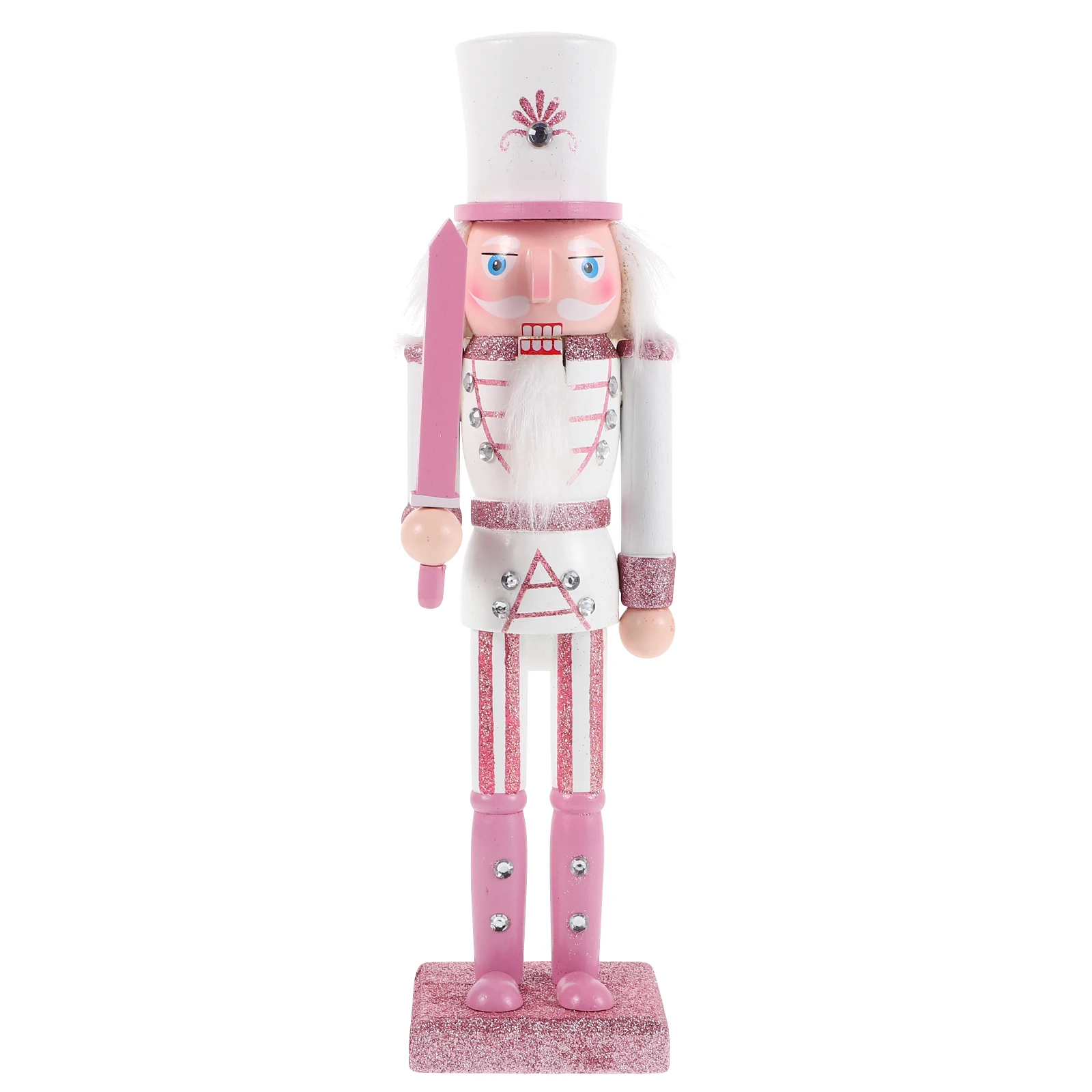

Xmas Nutcracker Ornament Outdoor Christmas Decorations Gnome Wood Traditional Wooden Man