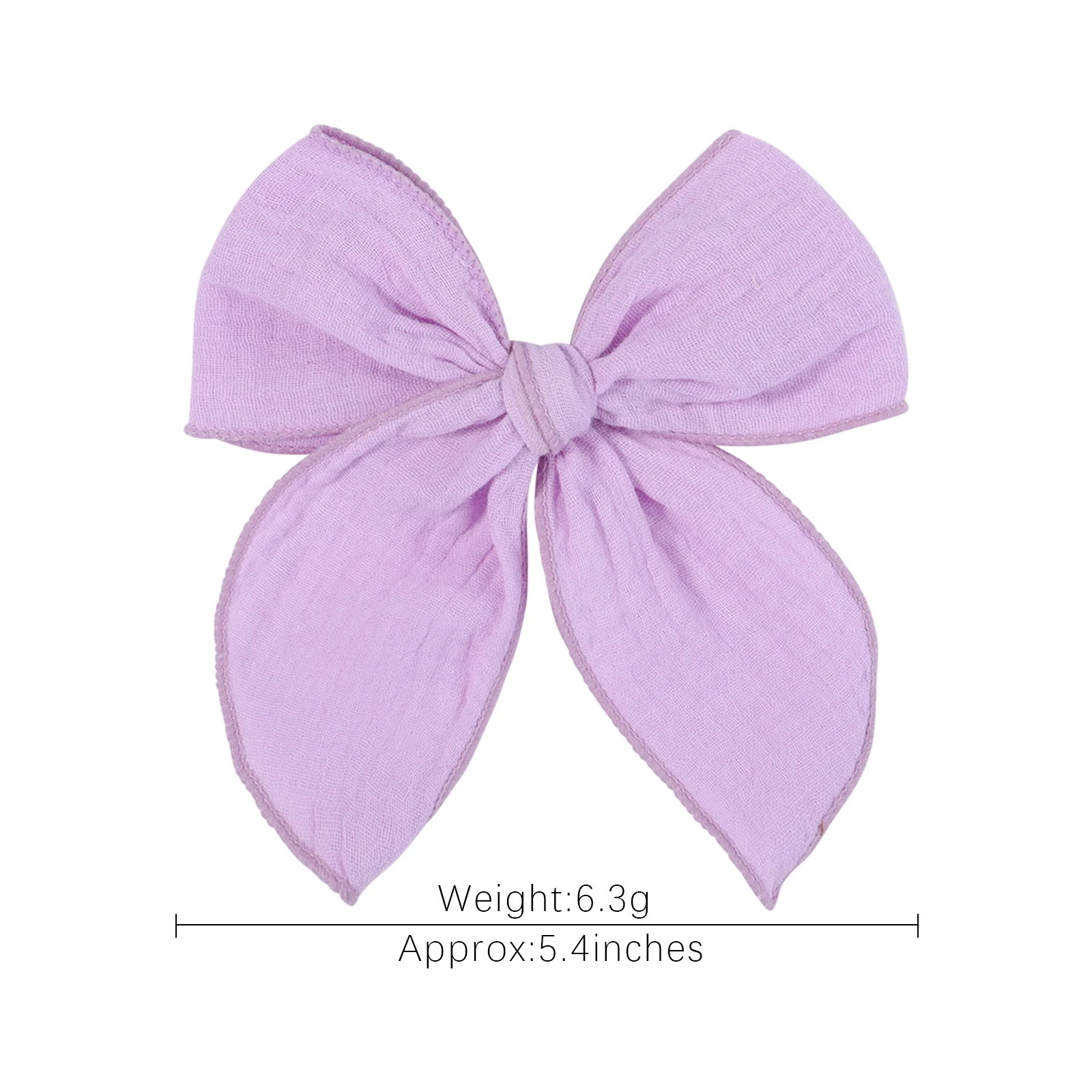 Lovely Baby Girls Candy Solid Color Bohemian Style Bow BB Hair Clips Headwear Children Cute Cotton Hairpins Hair Accessories