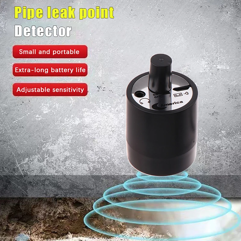 Water Leak Detector Multi-functional Sound Collector Suitable For Leak Detection Of Various Construction Pipe