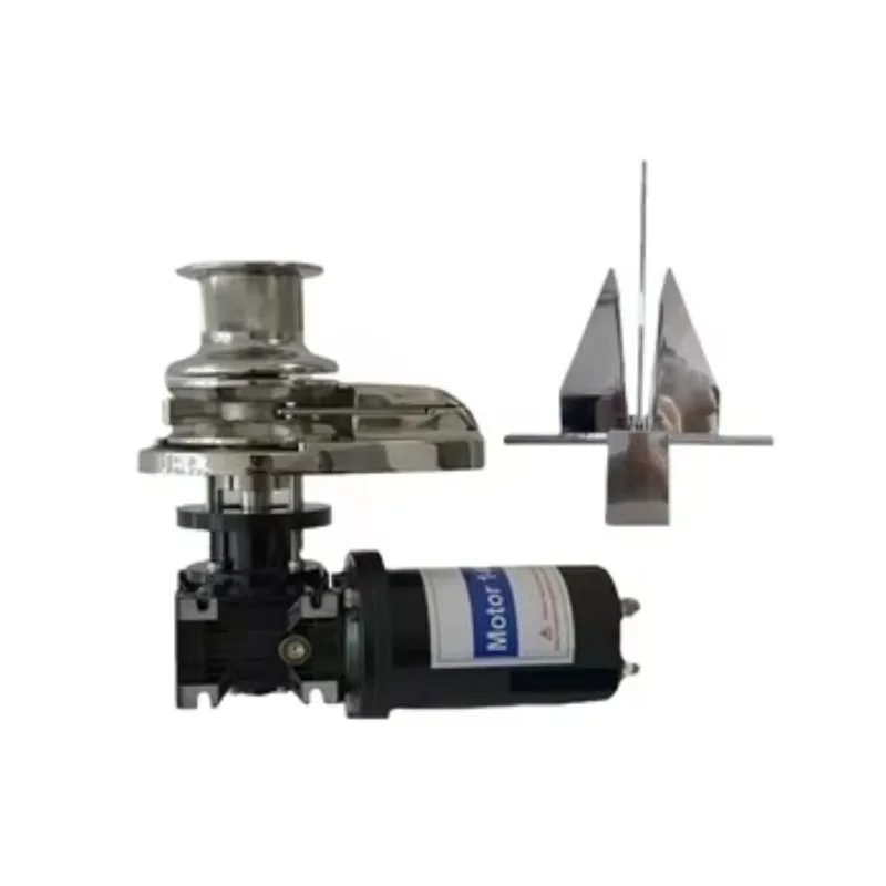 

STLF Electric Vertical Windlass Capstan Winch 12v/24v Motor 600W Max Boat Anchor Windlass