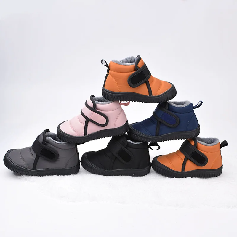 

Fashion Girls Shoes 2025 Winter New Kids Boots Soft Bottom Anti Slip Boys' Snow Boot Simple Versatile Girls' Ankle Boots Zapatos