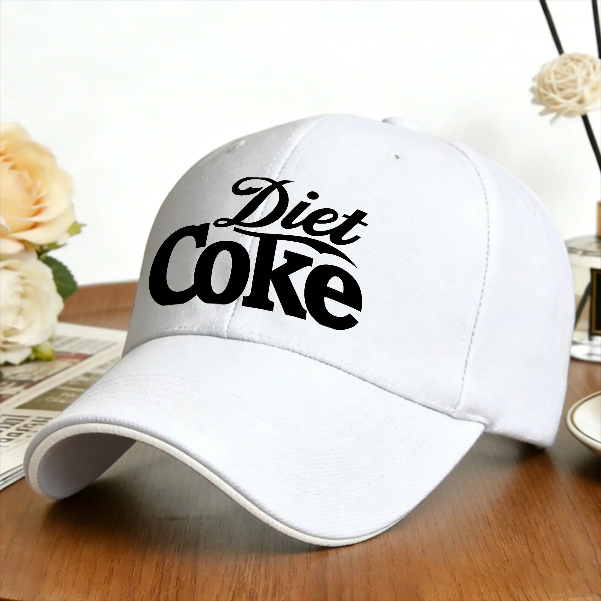 Coke Lover Diet Casual Baseball Cap Summer Drink  Trucker Hat Breathable Tennis Skate Hip Hop Hats Fitted Retro Baseball Caps