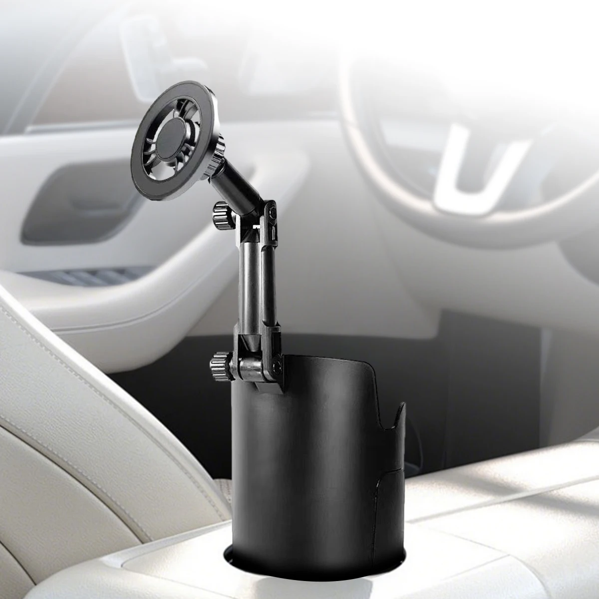 

Car Cup Phone Holder for Car Mount for iPhone Samsung All Smartphones 360 Rotation Cell Mount Beverage Auto Interior Accessories