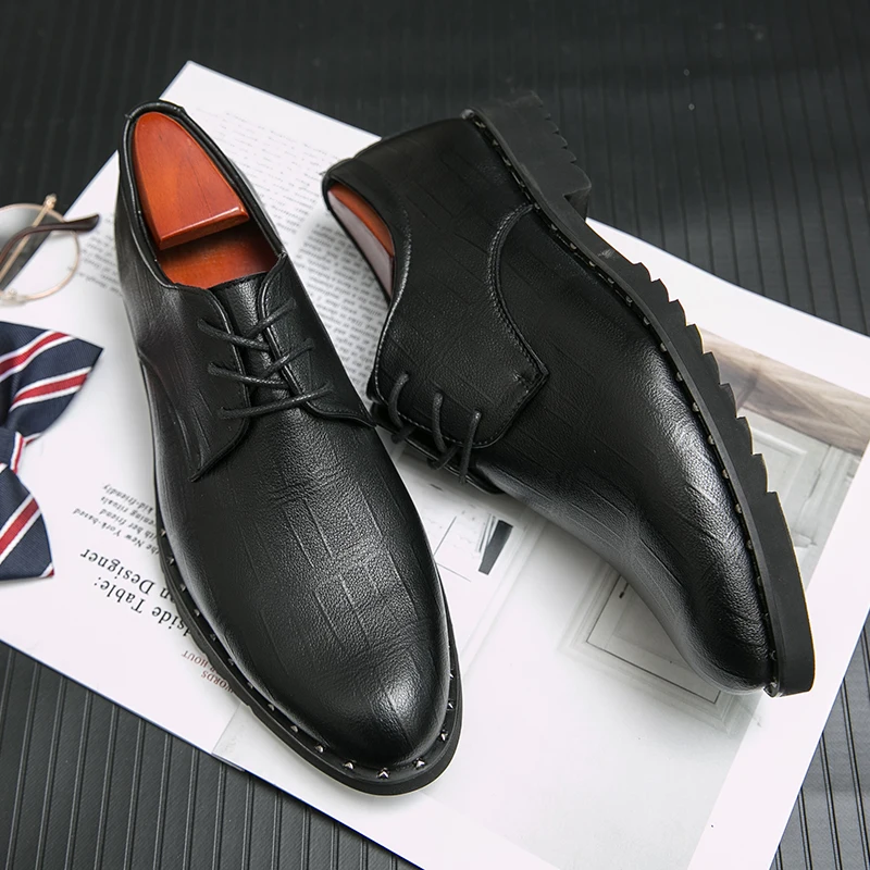 Oxford – robe en cuir de luxe pour hommes, mocassins de styliste de mariage, costume de fête décontracté, conduite, chaussures italiennes pour hommes