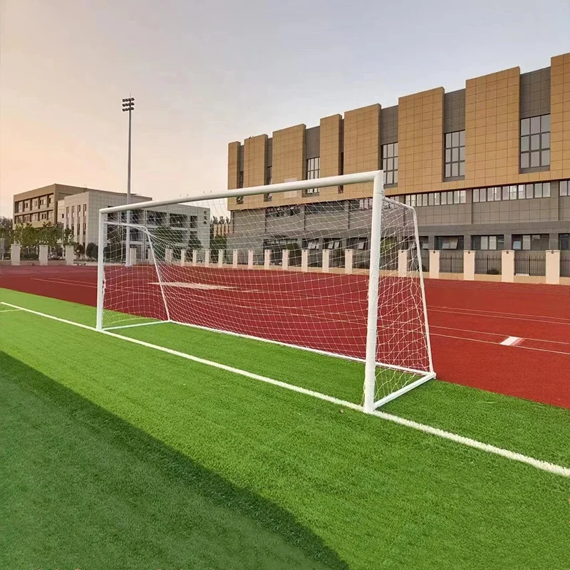 Porta da calcio portatile per sport di squadra in alluminio a grandezza naturale Porta da calcio per allenamento