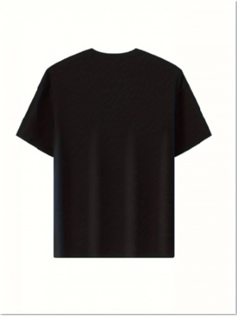 Men's Casual Graphic T-Shirt - Black with Neon Green HUF Letter Print, Loose Fit, Crew Neck, Suitable for All Seasons