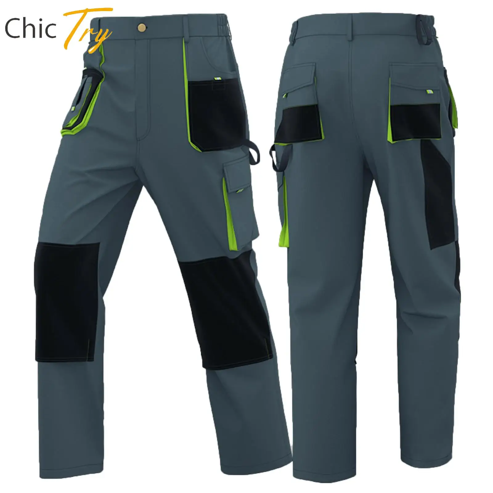men's-cargo-pants-sportswear-elastic-waist-durable-work-trousers-for-outdoor-construction-factory-machine-shop-bottoms-costumes