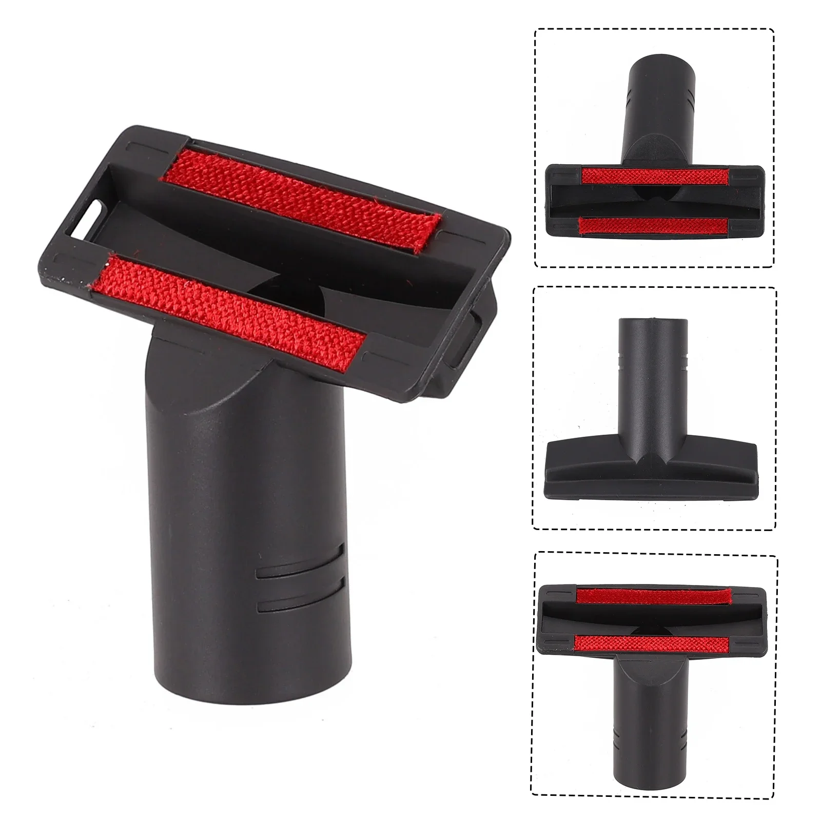 청소 가정용 교체 흡입 T 모양 카펫 바닥 진공 브러시 헤드 소파 침대 노즐 부착 휴대용 35mm