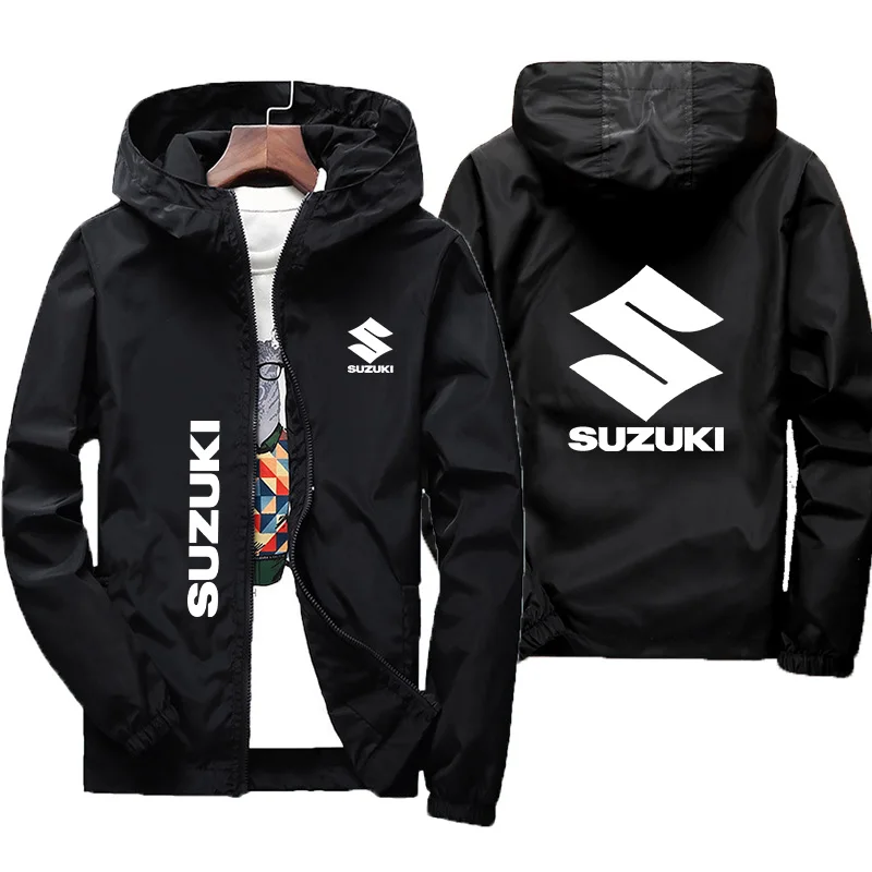 2026 Suzuki Logo Racing Team Spring and Autumn Men's and Women's Cycling Jacket Outdoor Leisure Fashion Sports Jacket