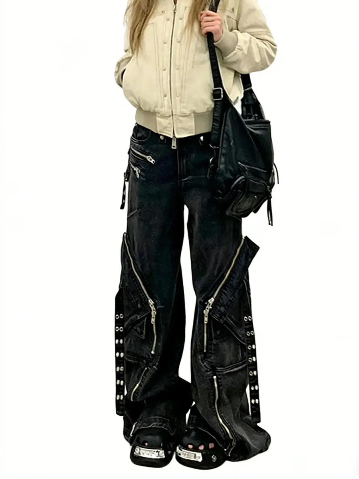 Thumbnail 4 - #76 Compare Womens Wide Leg Denim Jeans Before You Buy