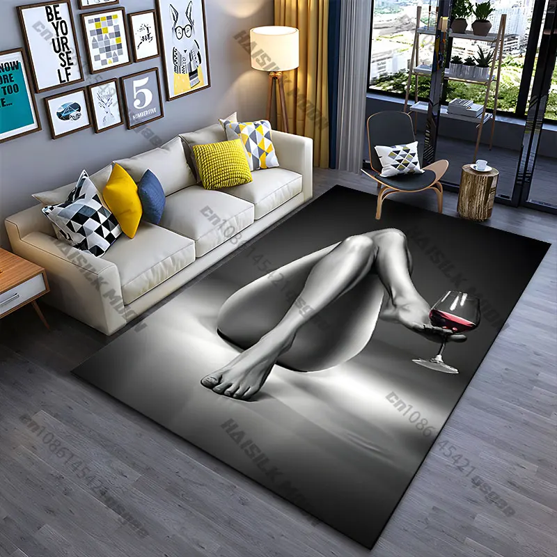 Elegance relaxation sophistication artistic minimalism carpet Yoga living room room decor children's crawling mat
