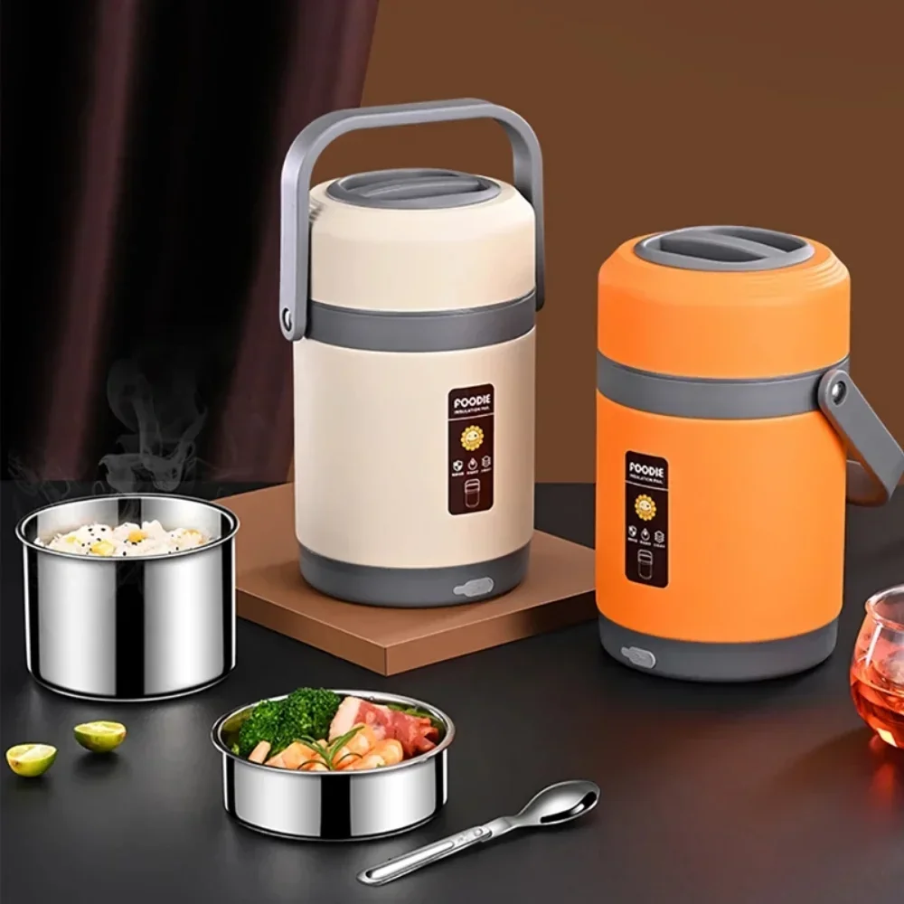 Tragbare USB Elektrische Heizung Lunch Box Edelstahl Lebensmittel Wärmer Bento Lunch Box Container