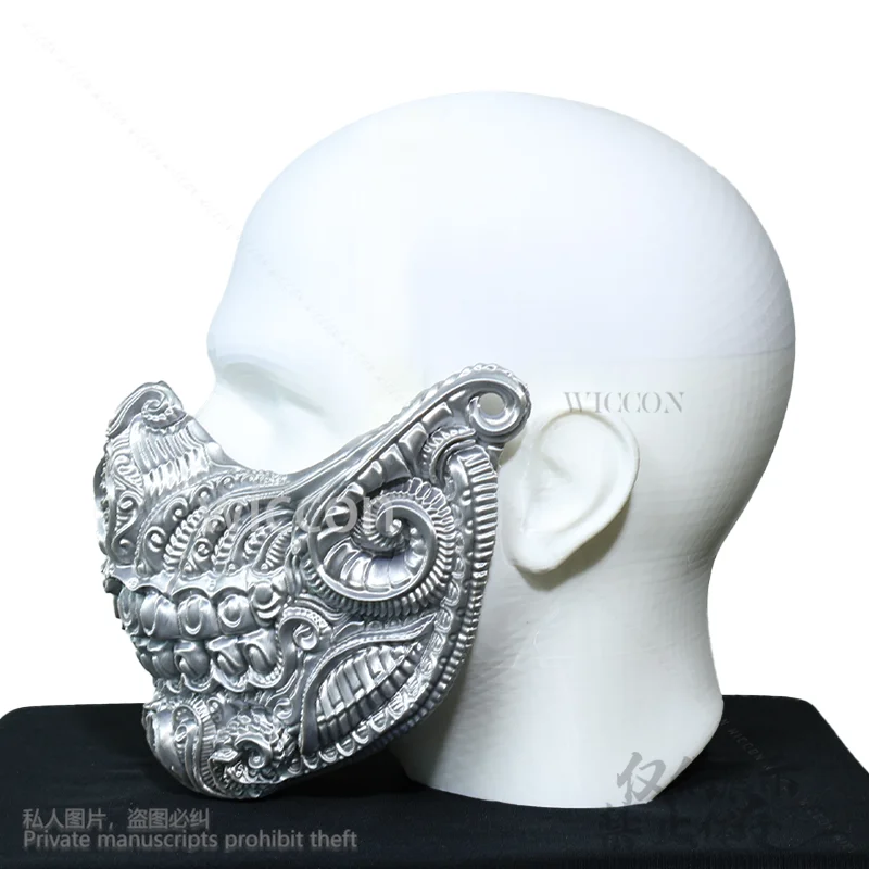 فروي أنيمي لعبة خمر Prajna الجمجمة قناع تأثيري ثلاثية الأبعاد حمض البوليلاكتيك الدعائم قناع 4 ألوان أنماط العصور القديمة دعوى كوس مخصصة