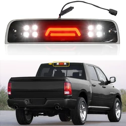 Per Dodge RAM 1500 2500 3500 2009-2018 LED fumo 3 ° terzo freno posteriore Cargo Light High Mount Stop Lamp indicatori di direzione retroilluminazione