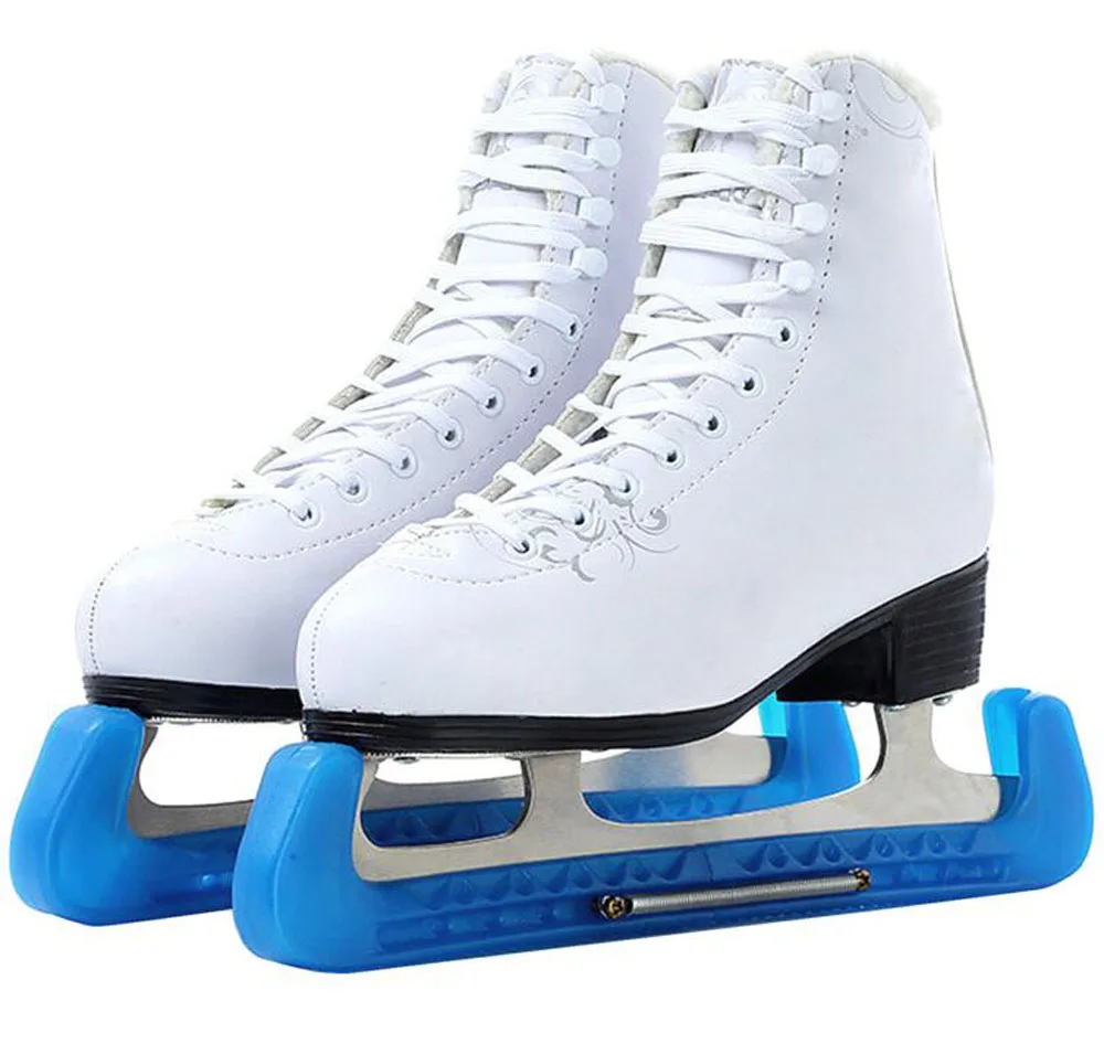 Adjustable Skate Guards Plastic Ice Skate Walking Blade Guards Protector Covers