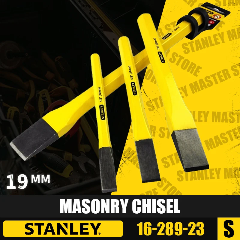 STANLEY 16-286-1-23/16-287-1-23/16-288-23/16-289-23/16-290-23/16-291-23 Masonry Chisel Hand Tools Stone Splitter Chisel