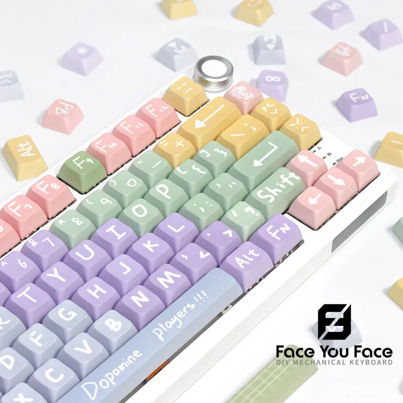 Imagem -05 - Gmk 133 Teclas Meu Humor Pbt Keycap Xda Perfil Sublimado Tampas de Chave Personalizadas para Cereja mx Switch Jogo Teclado Mecânico