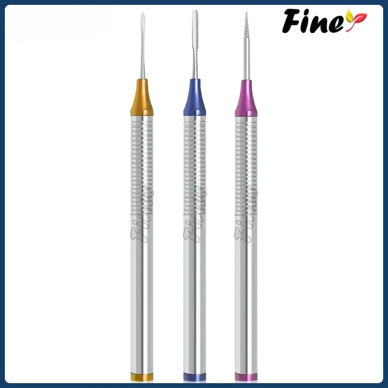 

3Pcs/kit Dental Flex Periotome Power Kit Flexible Dental Periodontal Instruments Teeth Extraction Tooth Extractor Titanium Tip