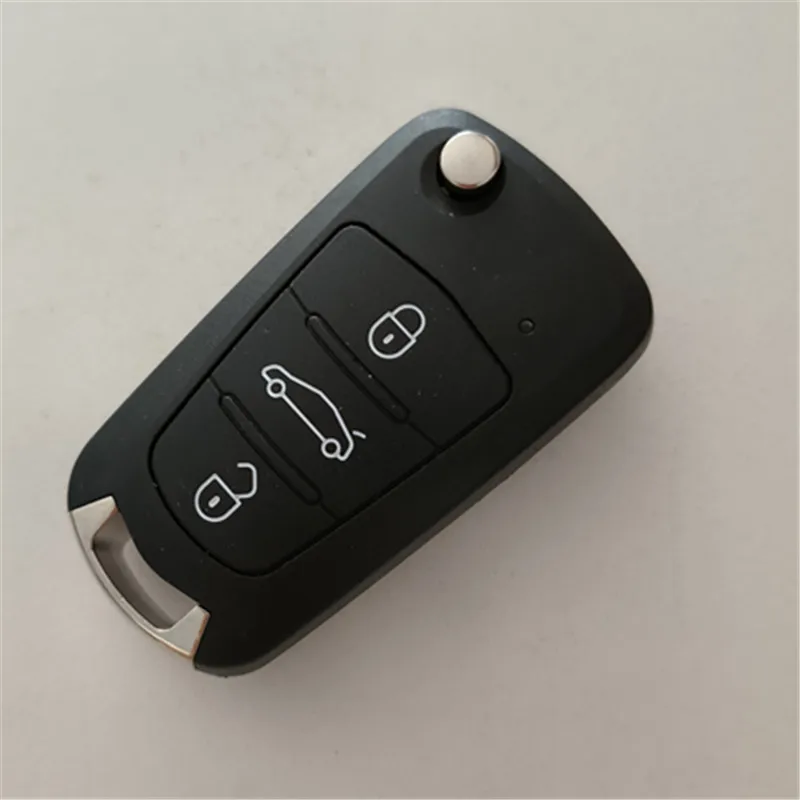 

2PCS 3 Buttons Replacement Flip Folding Remote Key Case Shell For Great Wall C30 H5 H6 Keyless Entry Fob Key Cover