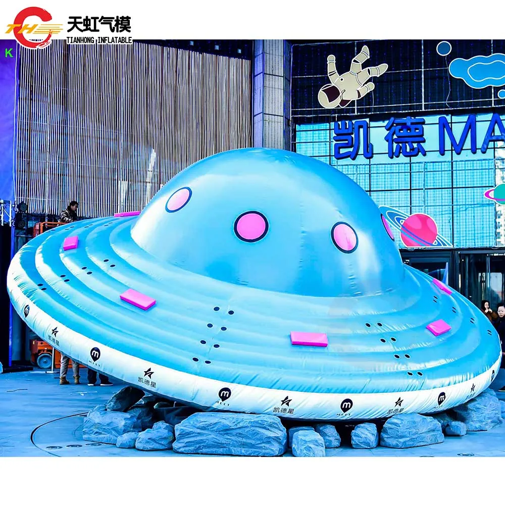 

3m/4m/5m Dia Giant Inflatable Flying Saucer Inflatable Spaceship UFO Balloon with LED Light for Stage Decoration or Parade