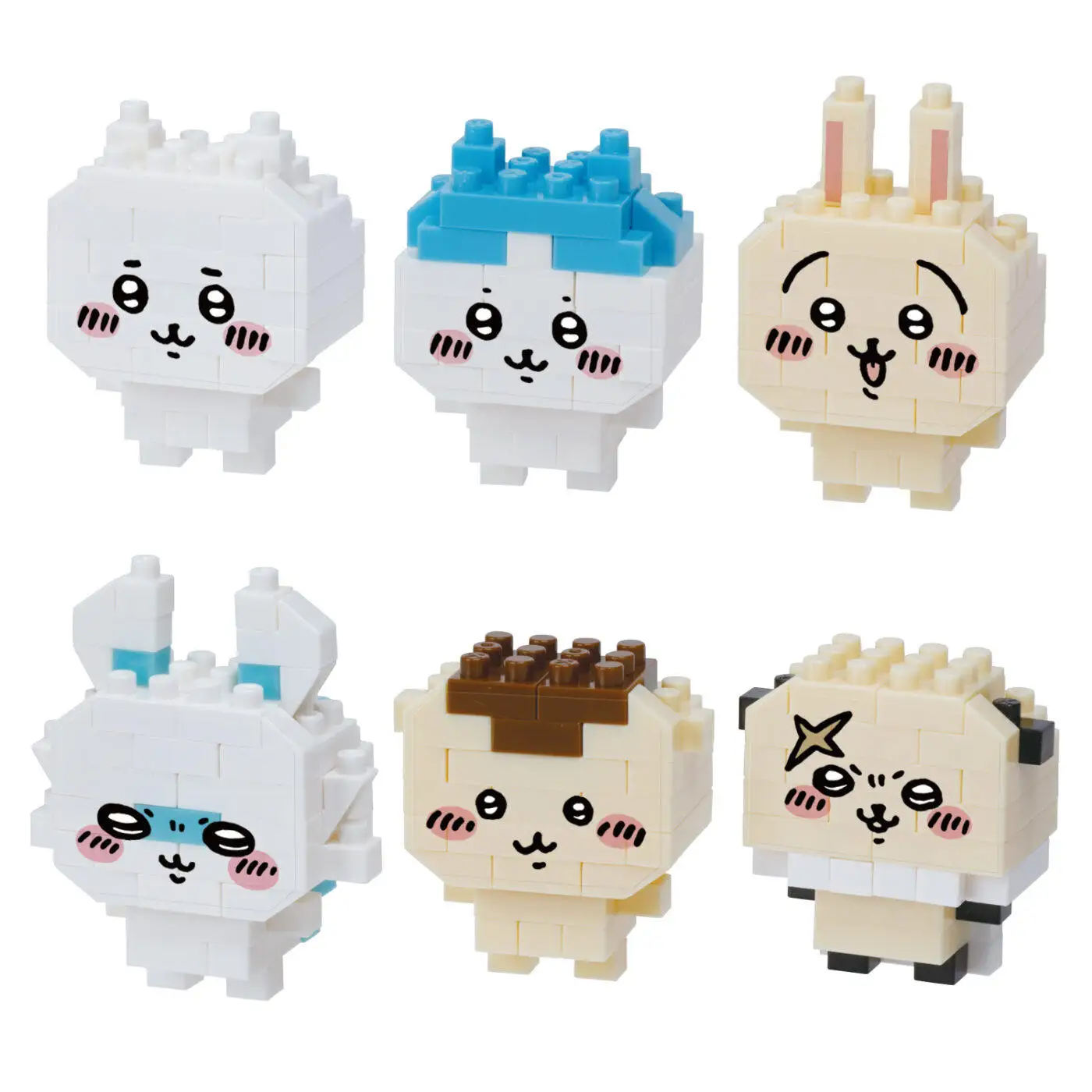 

Nanoblock Genuine Chiikawa Usagi Micro Brick Building Blocks Mininano Model Toy Cute Japanese Cartoon Figure Puzzle Model Gift