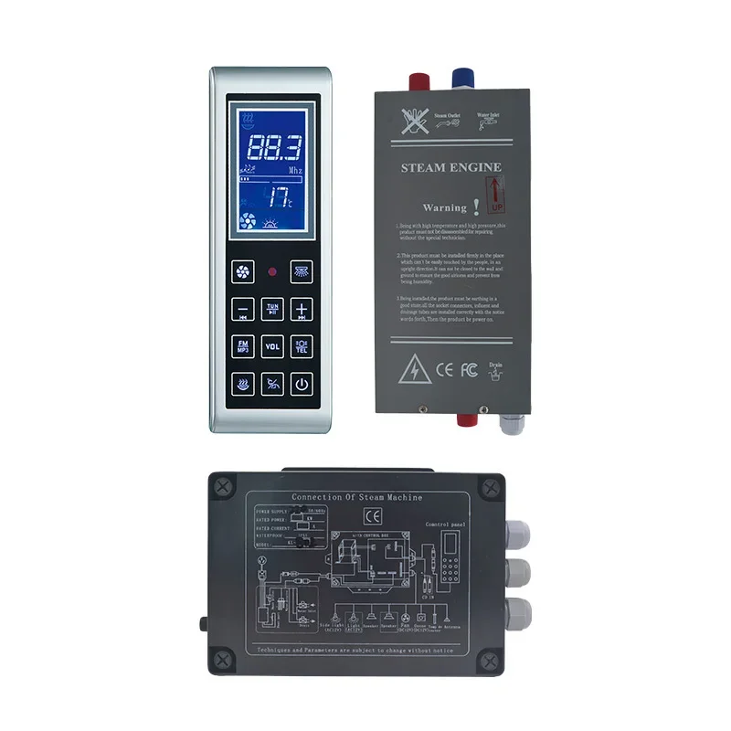 Imagem -05 - Painel de Controle Integrado do Motor a Vapor Controlador de Vapor Sala de Sauna Banheiro Placa do Computador Kl801 Kl902