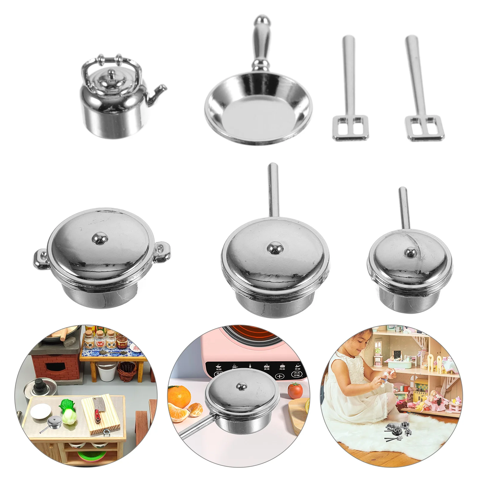 Appliances House Scene Decorations Kitchen Utensil Set Tiny Homes Pretend Play Models Miniature