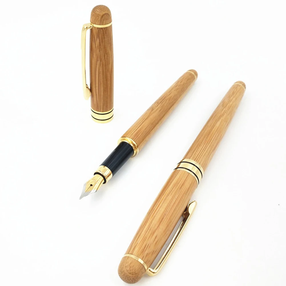 

Pen Set Calligraphy Fountain Pens Office Multicolor Kit for Writing Bamboo Kits