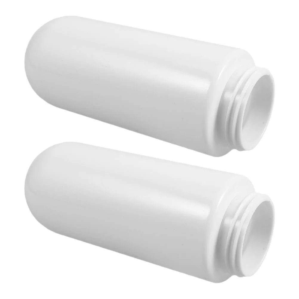 

2pcs Waterproof Lampshade Acrylic Round Globe Light Covers for Hanging Lamp Post Outdoor Garden Wall Lighting Shades