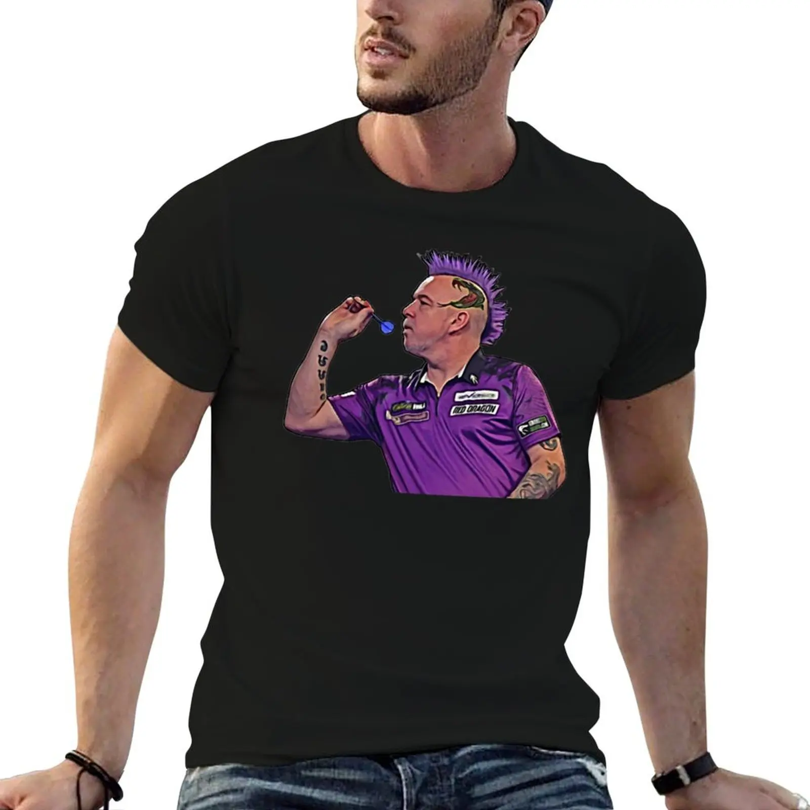 Peter Wright T-Shirt Summer Fashion Casual Tee Shirt