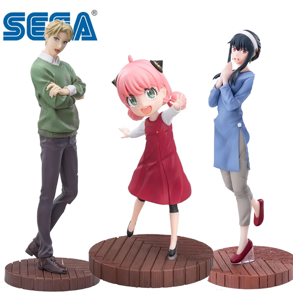 SEGA Original SpyFamily Luminasta Loid Anya Yor Forger Anime Action Figure Toys for Boys Girls Kids Children Birthday Gifts