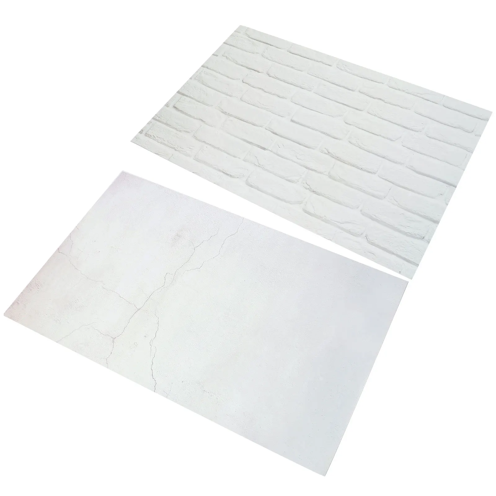 

Double-Sided Brick Wall Texture Waterproof Background Paper for Photography Flat Lay Still Life Jewelry Food Video