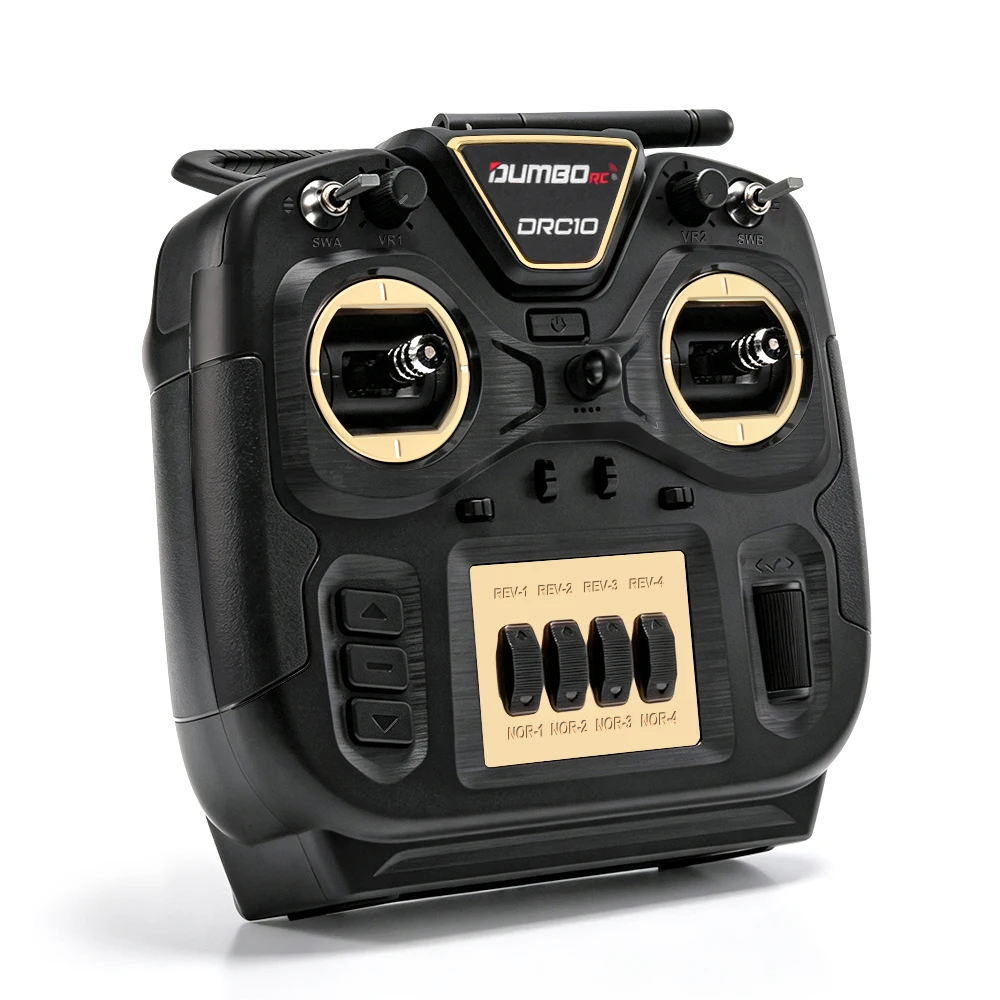 DUMBORC DRC10 10CH Transmitter With Battery for RC Plane Car Boat Tank