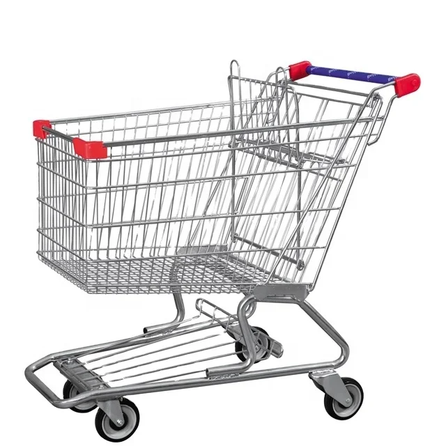 

High Quality Heavy Duty Wholesale American Style Supermarket Cart Hand Carts & Trolleys