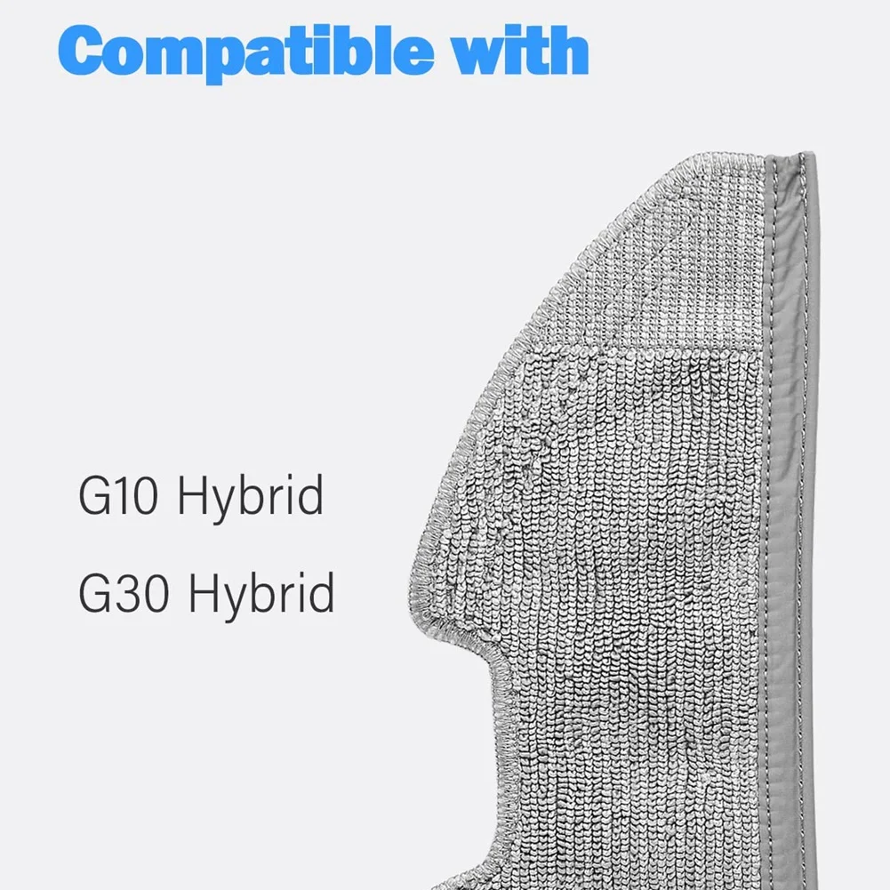 Replacement Washable Mopping Cloth Parts Fit for Eufy G10 Hybrid, G30 Hybrid, Mop Cloths Accessories