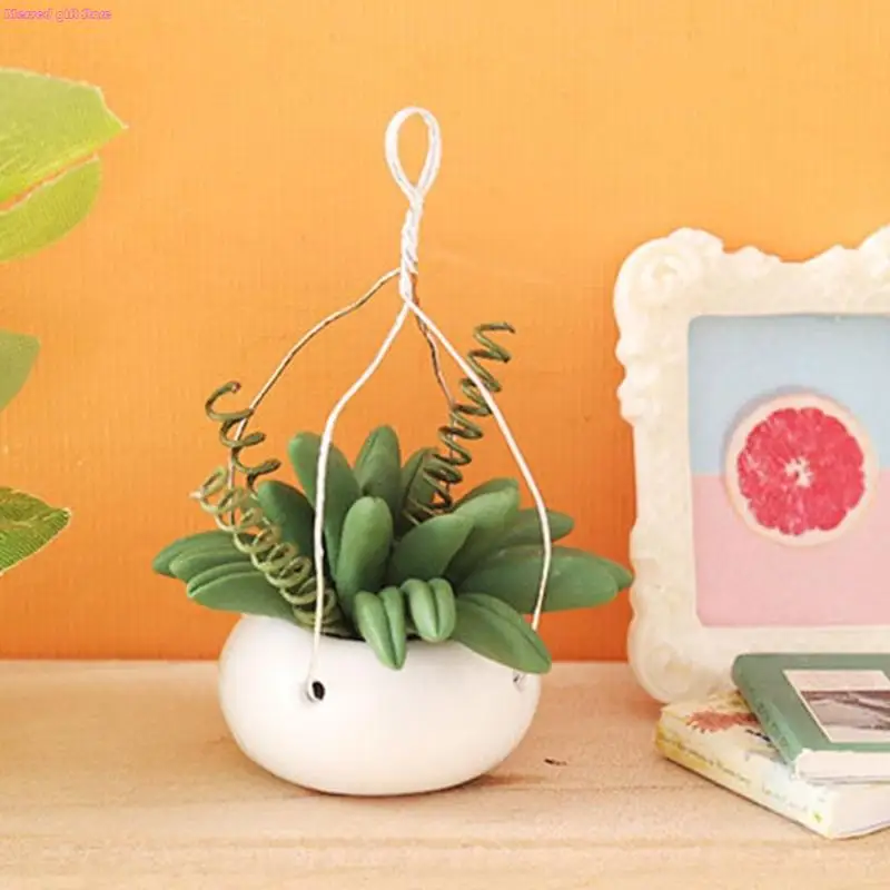 D0JC Thực Tế Thu Nhỏ Chậu Cây Mẫu Hình 1/12 Nhà Búp Bê Nội Thất Văn Phòng Phòng Khách Cảnh Màn Hình Phụ Kiện