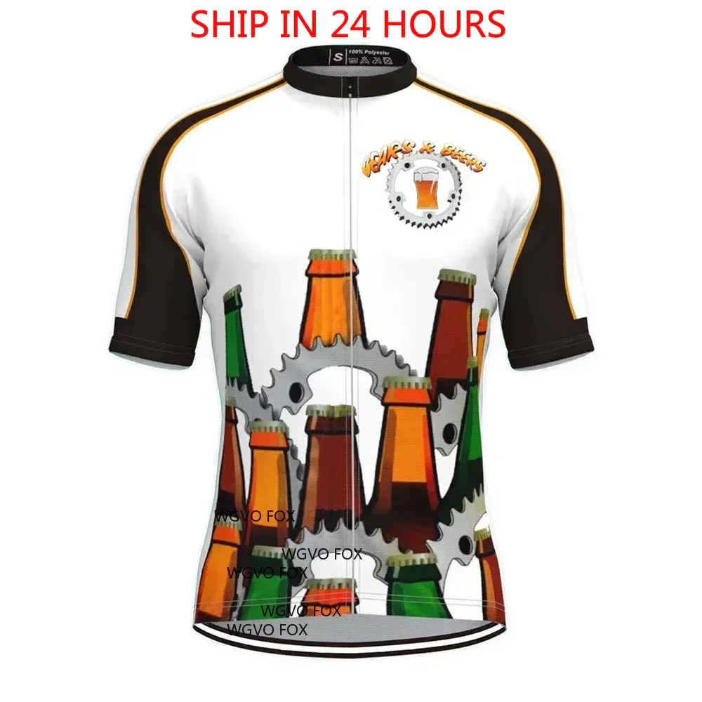 

Men Cycling Jersey MTB Summer Bike Shirt Jersey Breathable Pro Team Short Sleeve Bicycle Clothing