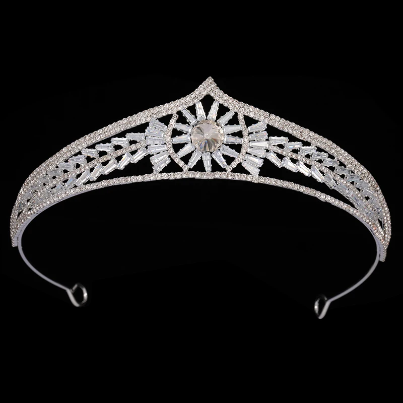 

Crown HADIYANA Bridal Wedding Headdress Hair Accessories Jewelry Wedding Women's Anniversary Party BCY6003