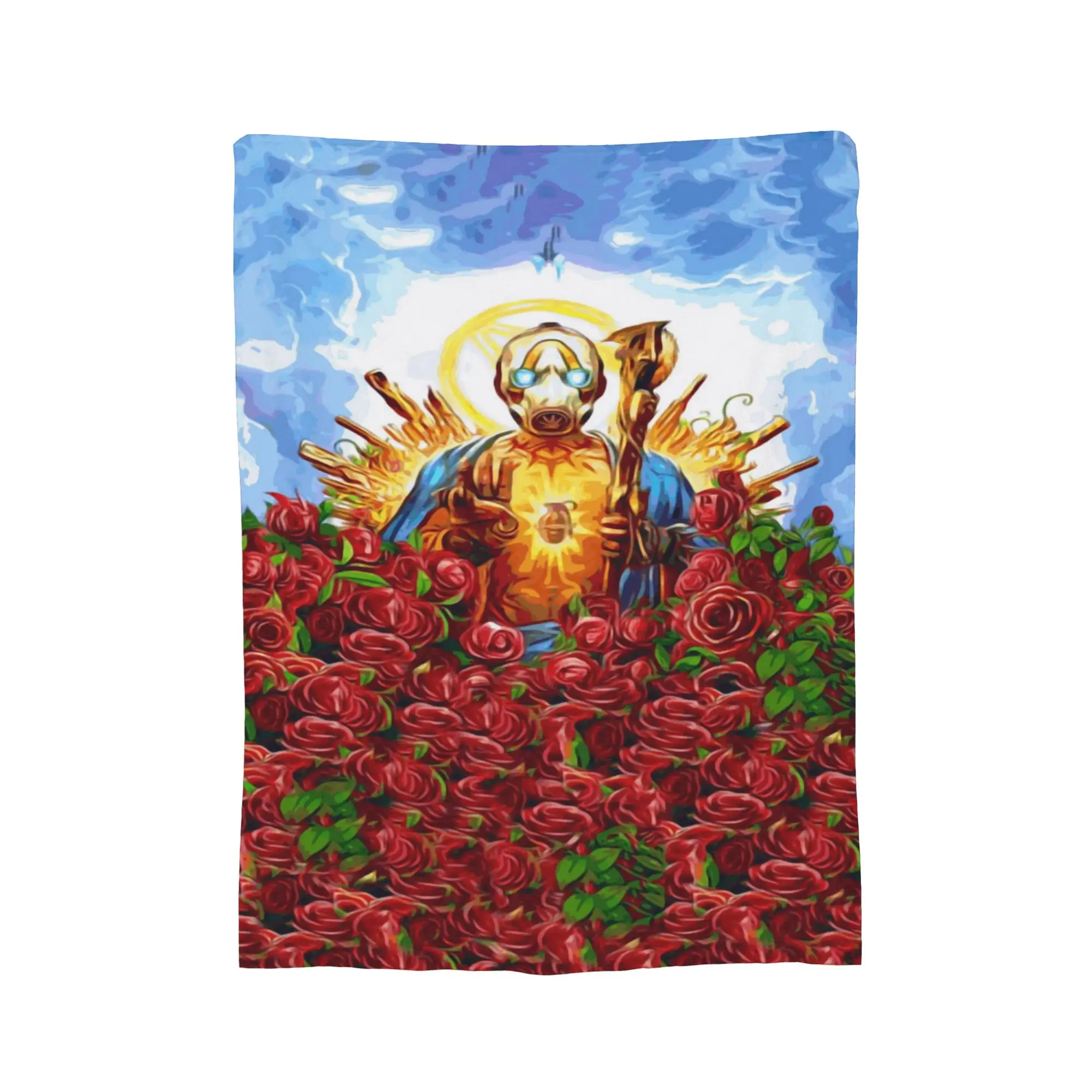 بطانية لعبة Borderlands 4 من الفلانيل للاسترخاء بطانية رمي ناعمة لحاف الأريكة