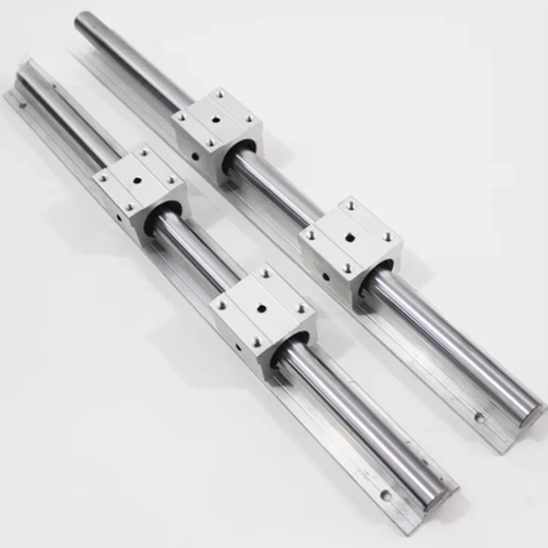 SBR linear guide with slider, marketing OEM SBR25 with 2 SBR25UU bearings, length 1000mm