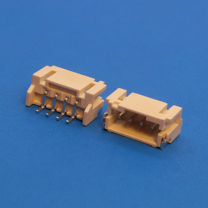 10pcs/bag Supply connector PH2.0 spacing Beige horizontal patch 2P-10P high temperature resistant connector 2.0 horizontal patch